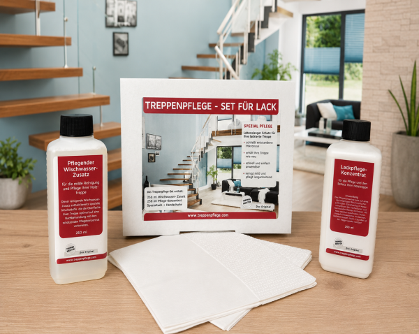 Treppenpflege-Set Lack