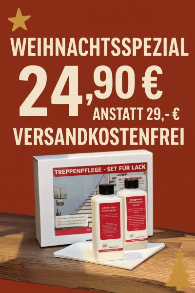 Treppenpflege-Set Lack